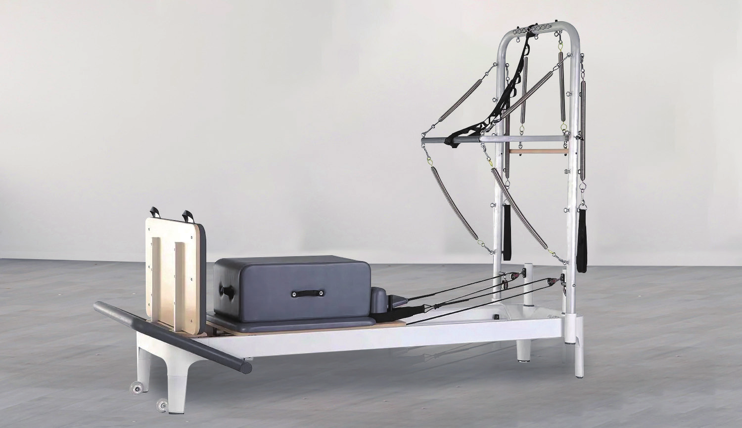 Aluminium alloy Pilates reformer from the Rèforme Studio Collection