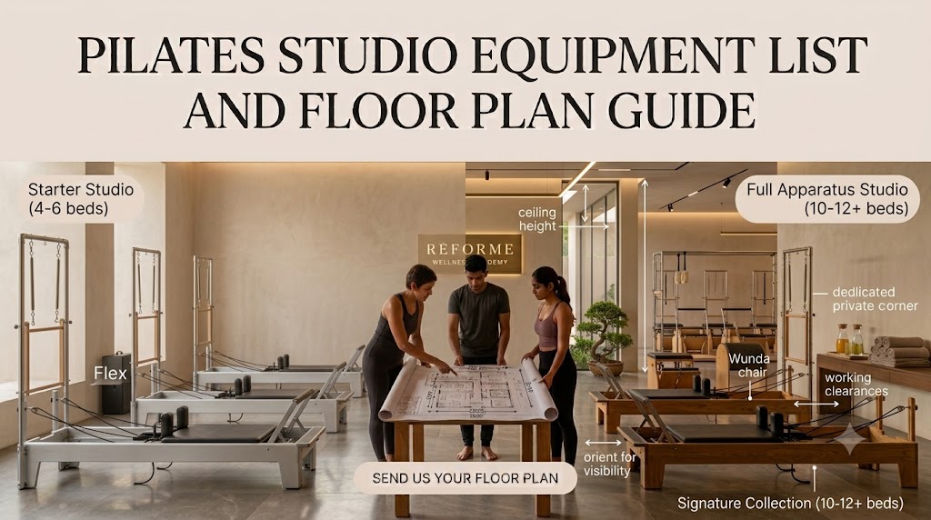 pilates studio equipment list