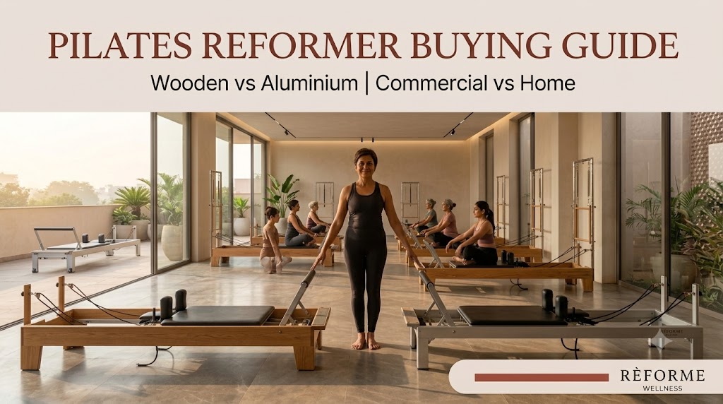 Pilates Reformer Buying Guide India: Wood vs Aluminium